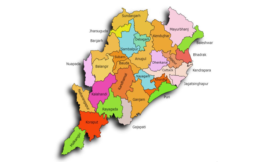 Odisha Map